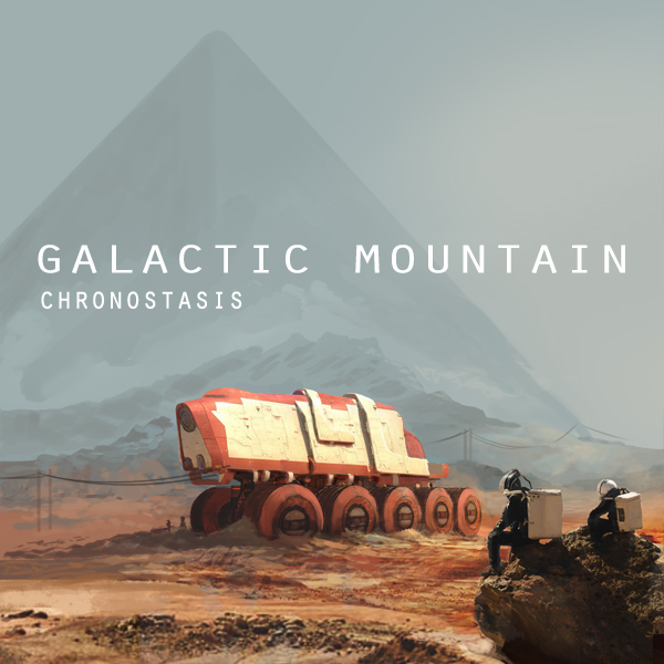 Cover art for LP music record “Galactic Mountain”
