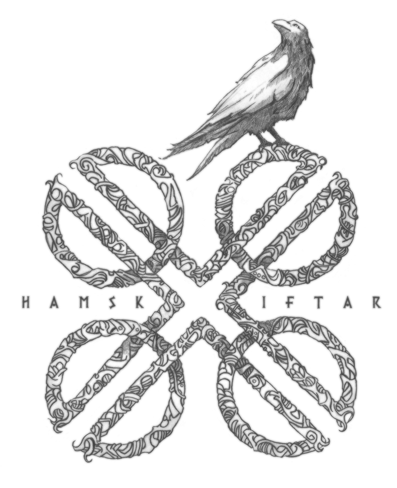 Pencil drawing: Drone Logo “Hamskiftar”